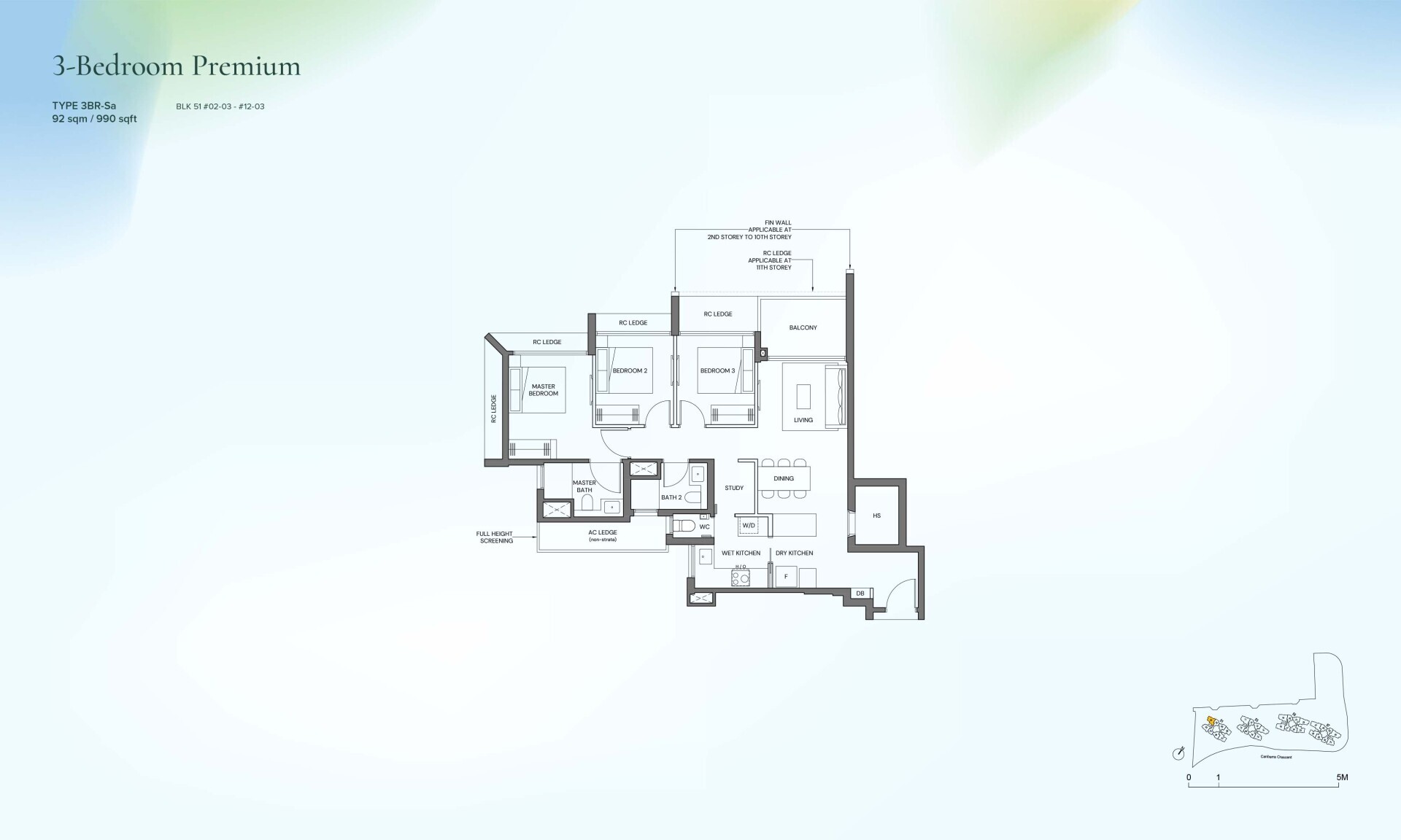 Canberra Crescent Residences floorplan